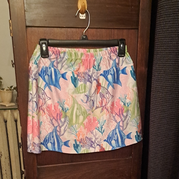 Skin Other - Skinz Woman's Size Small Beachy Coastal Swim Skirt